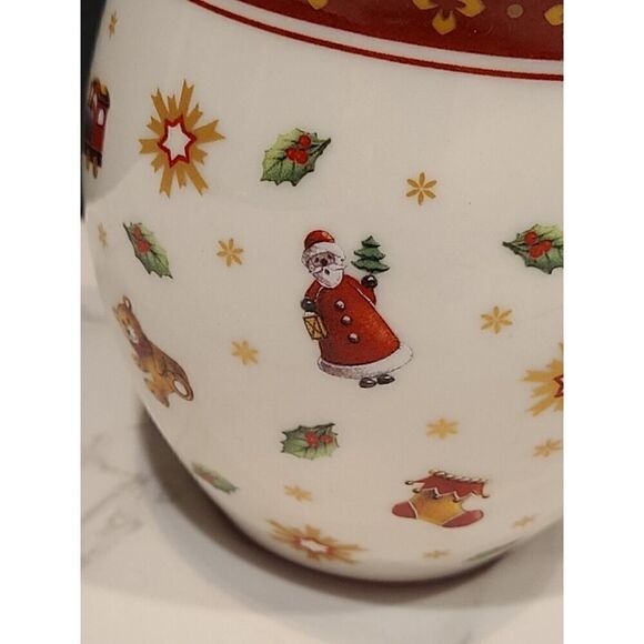 2017 Villeroy & Boch TOY'S DELIGHT Santa's Sleigh Ride 4" Christmas Mug Holiday - Picture 6 of 7